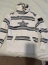 felpa con cappuccio supreme x stone island