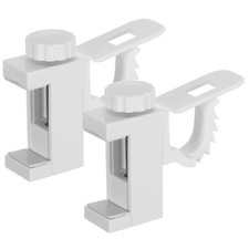 2 Pcs Supporto Per Bastone Ganci Bastoni Tende Staffe Regolabili