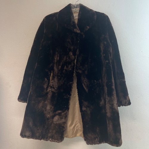 Cappotto pelliccia bottone