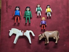 🧸 Lot Playmobil vintage 1974–1981 Geobra – Figurines anciennes + accessoires +