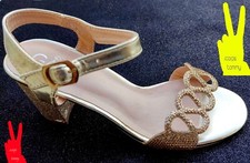 SANDALI DONNA 36 37  TACCO oro