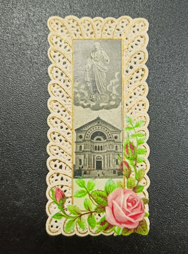 Santino antico con pizzo - santino,