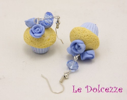 Orecchini dolci muffin con - dolci,