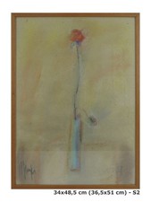 Quadro floreale firmato - quadro,
