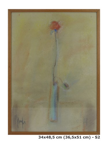 Quadro floreale firmato - quadro,