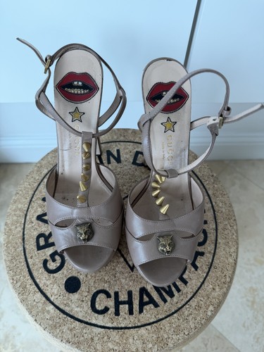 Gucci cat head - cat, studded