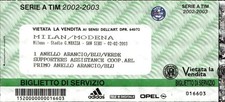 Biglietto stadio milan modena - biglietto,