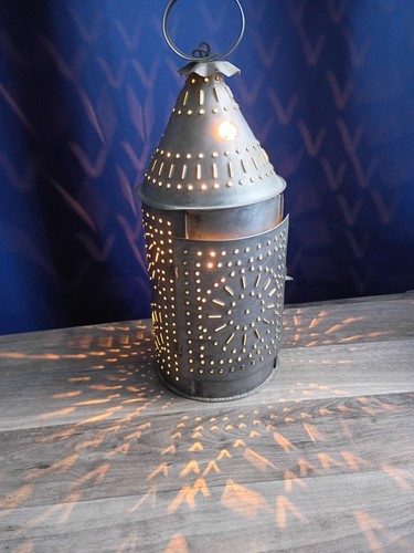 Vintage electric punched tin - vintage,