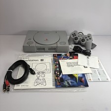 SONY PLAYSTATION 1 CONSOLE COMPLETA PAL JOYPAD SCPH 7002 + Manuali