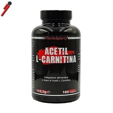 FlorioSport, Acetil L-Carnitina 180 cps. Dimagrante Brucia Grassi