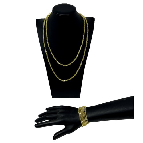 Giallo collana bracciale - o,