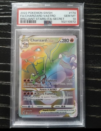 Charizard astro hyper psa - charizard,