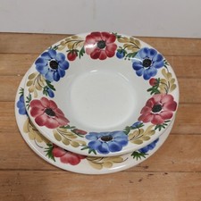 RICHARD GINORI MONDOVÌ ANEMONI 2 PIATTI PIANO FONDO Lotto 1