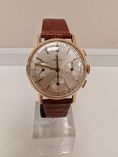 Zenith stellina Oro Chronograph Tricompax Cliber 146h 18kt