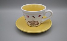 Tazzina caffè uccellino fiore