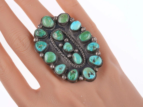 Tg7 anello grappolo vintage - anello,