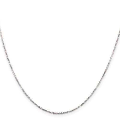 Sterling silver cable chain - silver,