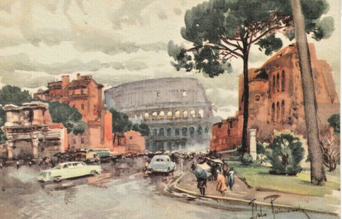 Cartolina epoca lai linee - cartolina, d'epoca