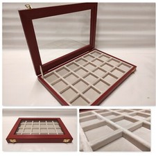 Astuccio in legno monete