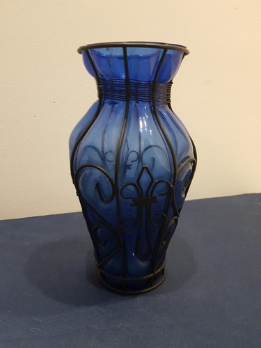 Vaso gabbia vetro - gabbia,