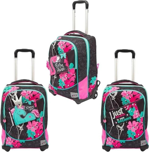 Zaino trolley pop flamingo - zaino,