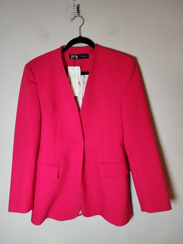 Giacca blazer zara rosa senza - giacca,