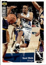 card NBA Basketball # 89 Spud Webb 1994 Upper Deck