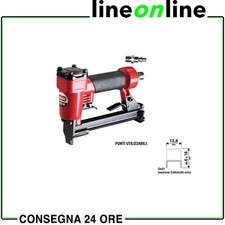 Puntatrice pneumatica Valex 8016 per compressore aria - Graffettatrice 100 punti
