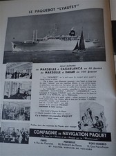 Compagnie PAQUET liner LYAUTEY