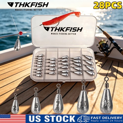 28pcs pesca affondatore drop - pesca,
