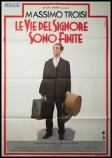 LE VIE DEL SIGNORE SONO FINITE Manifesto Film 2F Poster Originale Cinema TROISI