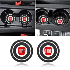 ✅ 2 SOTTOBICCHIERI AUTO FIAT