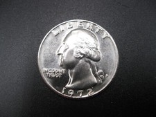 1972 D Washington quarto di