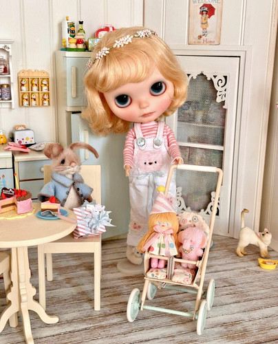 Dolly pink elephant blythe e - pink,