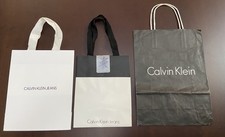 CALVIN KLEIN 3 BUSTE DI CARTA MISURE VARIE (VEDI DESCRIZIONE)