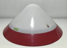 Lampada da soffitto Space Age Design Guzzini Harvey anni 60-70 plafoniera rossa
