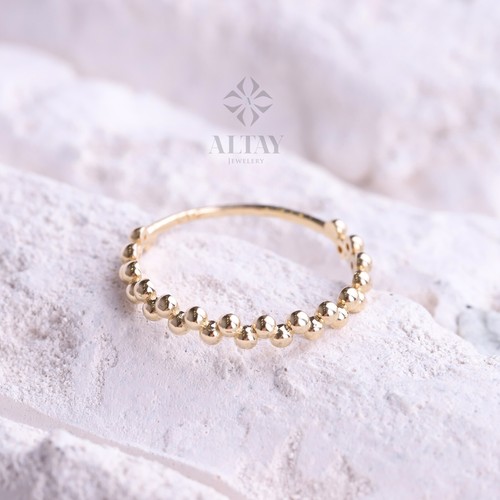 Anello perle oro - di, in