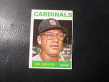 1964 TOPPS #24 CARL SAWATSKI CARDINALS EX/EXMT