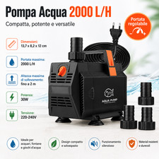 Pompa acqua 2000l - pompa, per