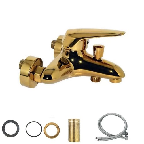 Rubinetto miscelatore dorato - rubinetto,