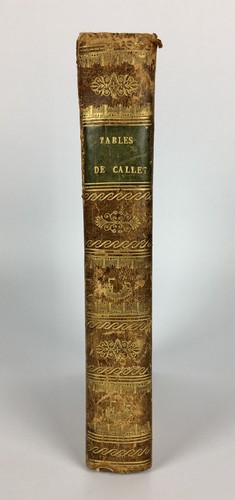 Ancien livre tables - ancien, de