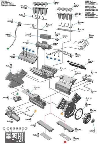 Kit motore cosworth dfv f1 - dfv,