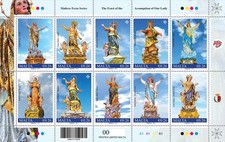 Malta 2017 - Mini fogli con 10