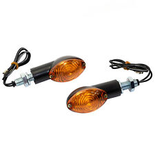 Blinker Paar Cat Eye 20 mm schwarz E-geprüft für Kawasaki KTM Suzuki Triumph