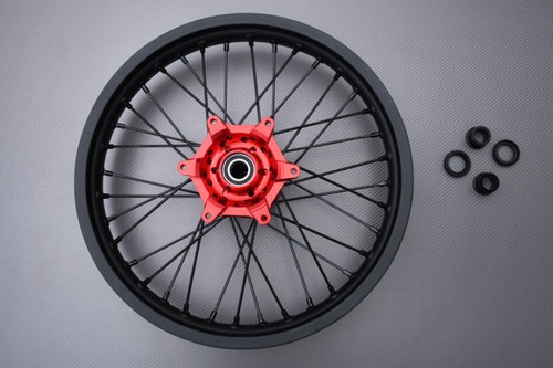Roue jante arr - complète, cross