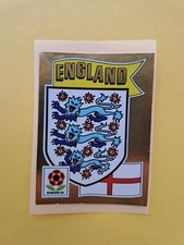 PANINI EUROPA 80 EURO SCUDETTO BADGE WAPPEN N. 113 ENGLAND REC REMOVED RECOVERED