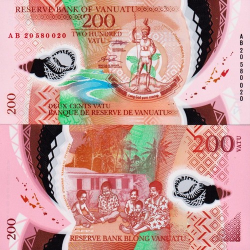 Vanuatu 200 vatu 2022 - vatu,