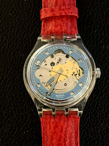 Orologio swatch sak101 rosso - swatch,