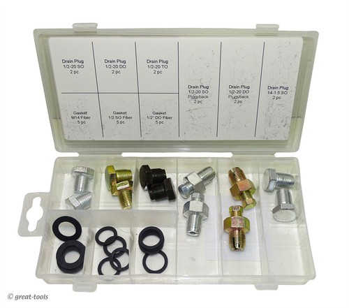 Oil pan drain plug repair - plug, kit