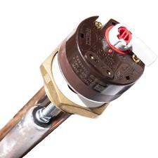 SERBATOIO SOLARE ELEMENTO RISCALDANTE 3000W 1 1/4" BSP CON ASTA TERMOSTATO RTS RECO ANODO